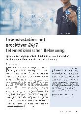 Vorschauseite 1: Intensivstation mit proaktiver 24/7 telemedizinischer Betreuung. Optimale Versorgungsqualität durch Einsatz von Künstlicher Intelligenz und Rund-um-die-Uhr-Unterstützung.