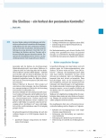 Vorschauseite 1: Die Skoliose - ein Verlust der posturalen Kontrolle?