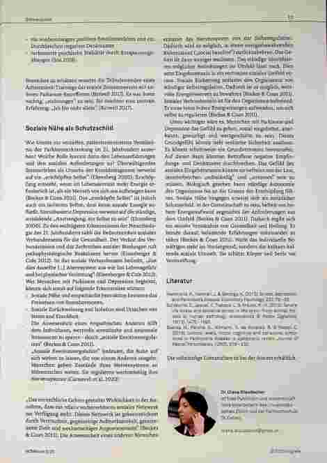 Vorschauseite 5: Der „verzweifelte“ Körper Depression: Die seelische Seite der Parkinson-Erkrankung