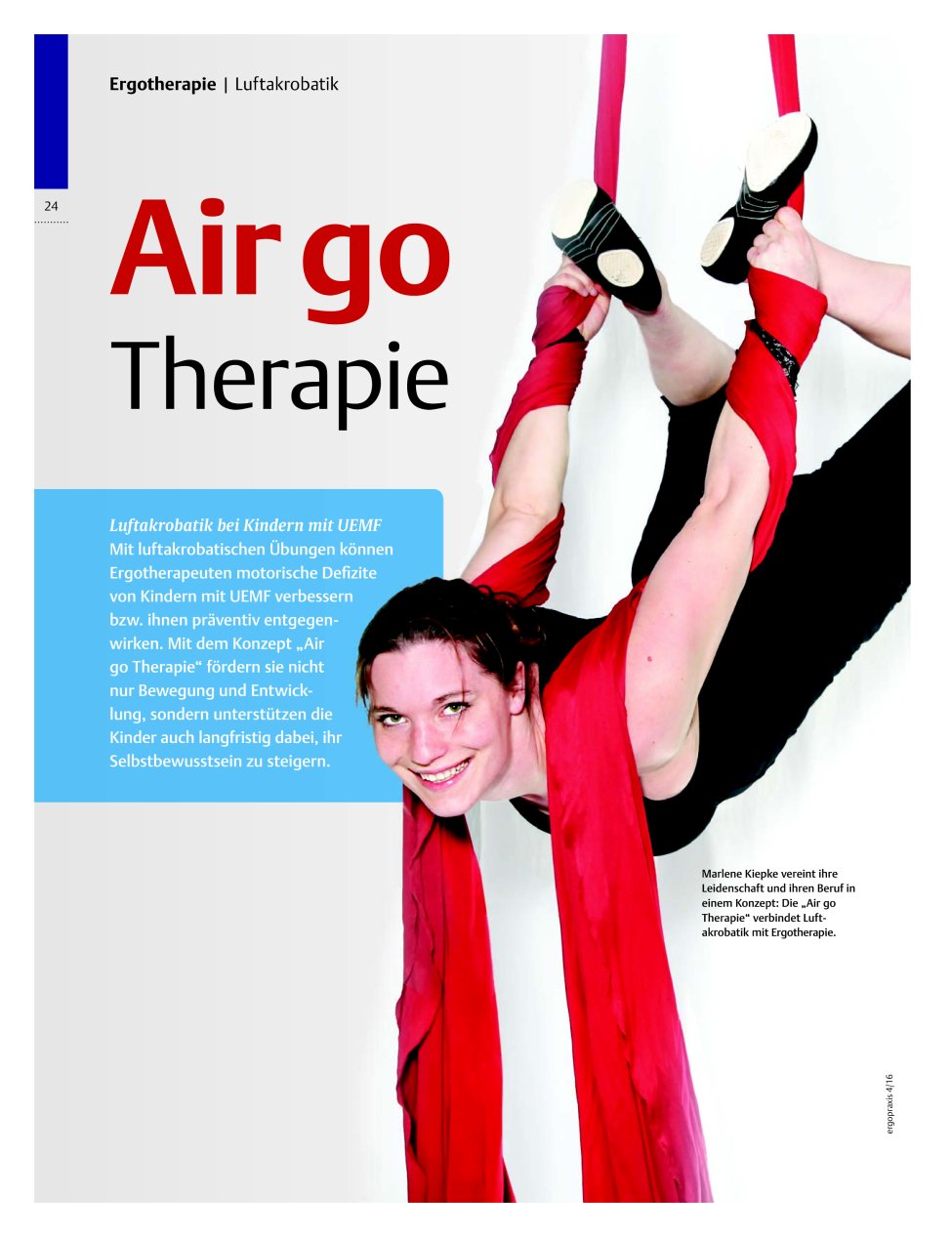 Vorschauseite 1: Air go Therapie ? Luftakrobatik bei Kindern mit UEMF