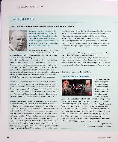 Vorschauseite 1: „Mein erstes Dienstfahrzeug war ein Fahrrad, später ein Trabant. “