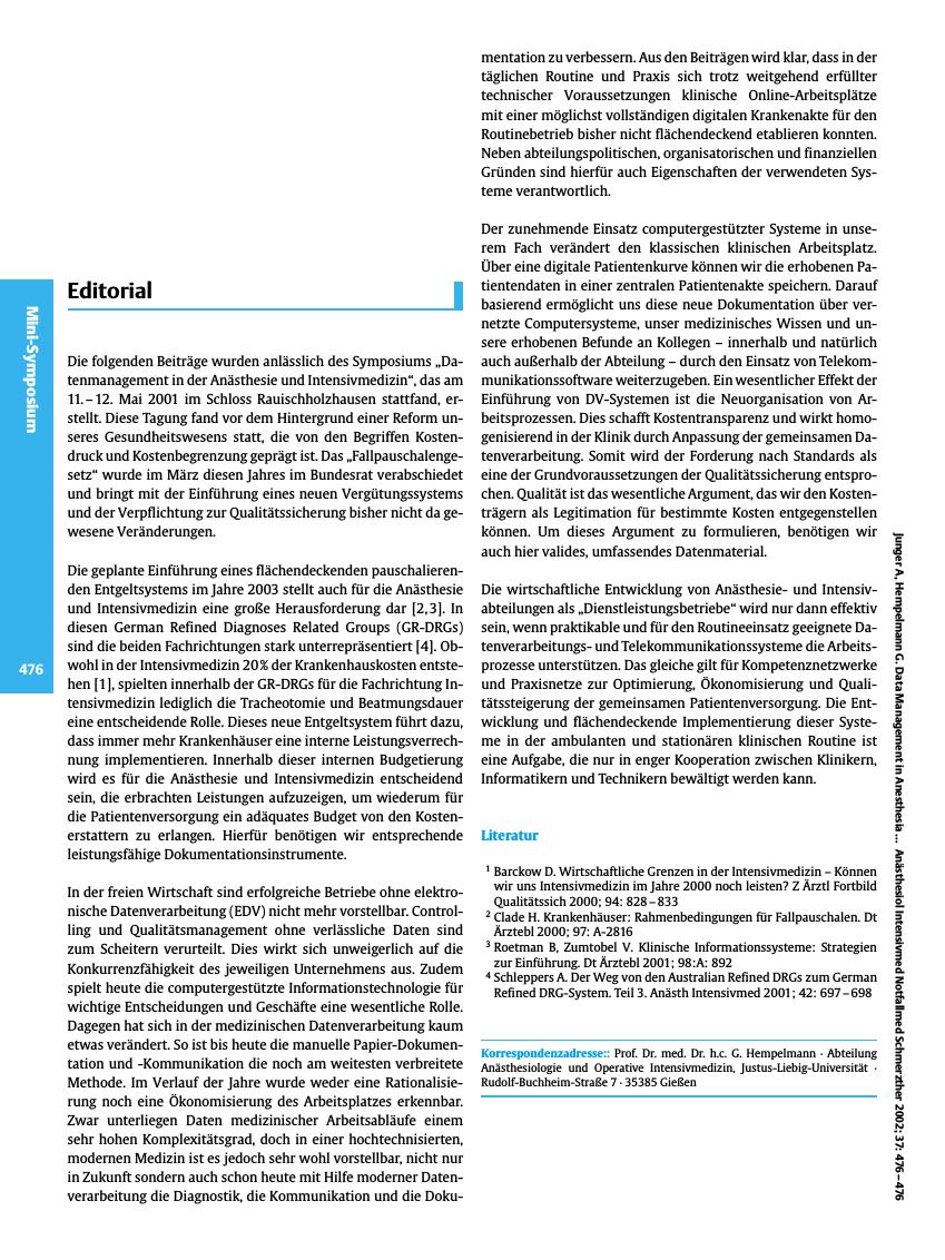 Vorschauseite 1: Editorial