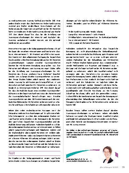 Vorschauseite 4: Eine Metaanalyse zur Wirksamkeit von körperlichen Bewegungsinterventionen auf die Aktivitäten des täglichen Lebens bei Patienten mit Alzheimer Krnkheit