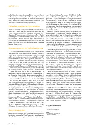 Vorschauseite 2: Defizitausgleiche für Kliniken Effizienz als Maßstab