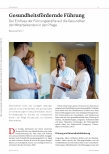 Vorschauseite 1: Gesundheitsfördernde Führung: Der Einfluss der Führungskräfte auf die Gesundheit der Mitarbeitenden in der Pflege