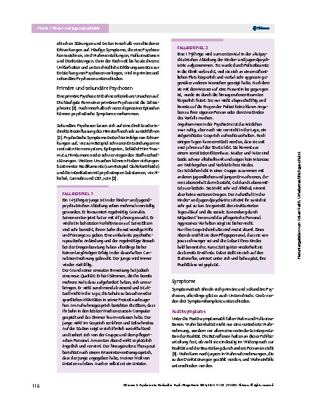 Vorschauseite 2: Psychosen im Kindesalter