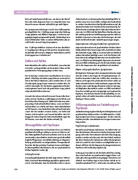 Vorschauseite 4: Psychosen im Kindesalter