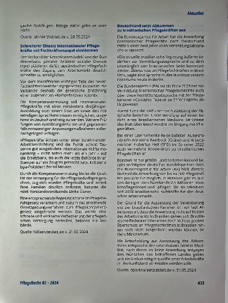 Vorschauseite 2: Personalmangel in Pflegeheimen: Patientenschützer und Pflegeverbände schlagen Alarm