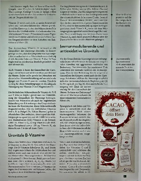 Vorschauseite 2: Wenn die Blase schmerzt, Mikronährstoffe für die Harnwege.