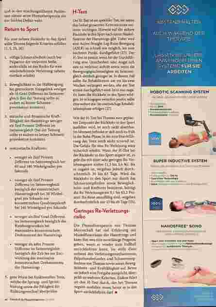 Vorschauseite 4: Muskelfaserriss der Hamstrings QJ Lu X Fallbeispiel mit Prognose und Kriterien für die Rückkehr in den Sport