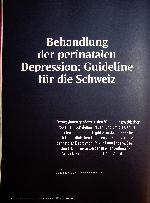 Vorschauseite 1: Behandlung der perinatalen Depression: Leitlinie für die Schweiz