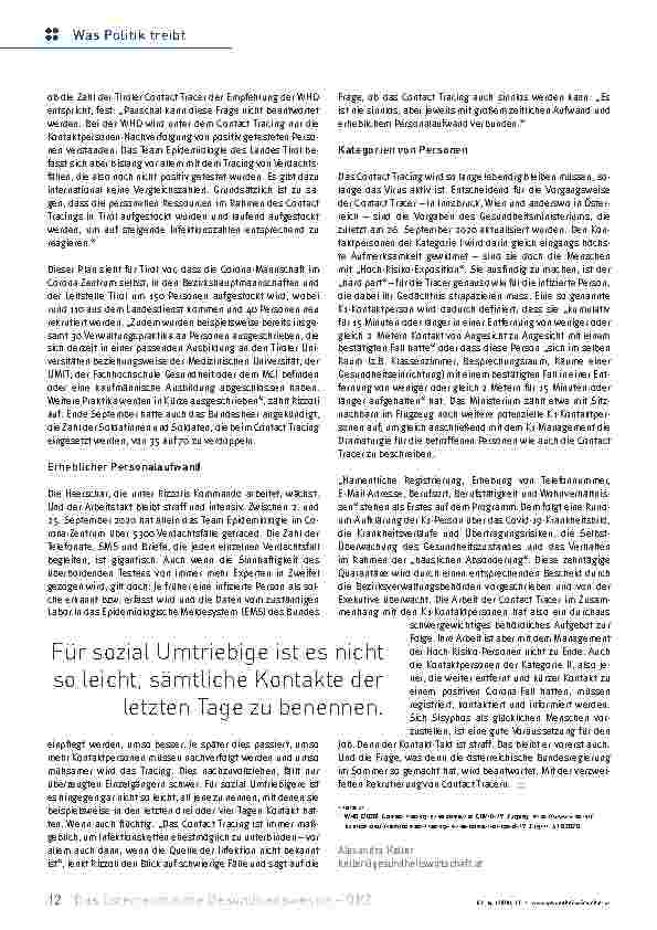 Vorschauseite 3: Straffer Kontakt-Takt.