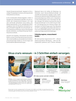 Vorschauseite 2: Die AWMF-Leitlinie „Diagnostik und Therapie des Ulcus cruris venosum“