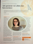 Vorschauseite 1: "Ich genieße vor allem das Netzwerken. "