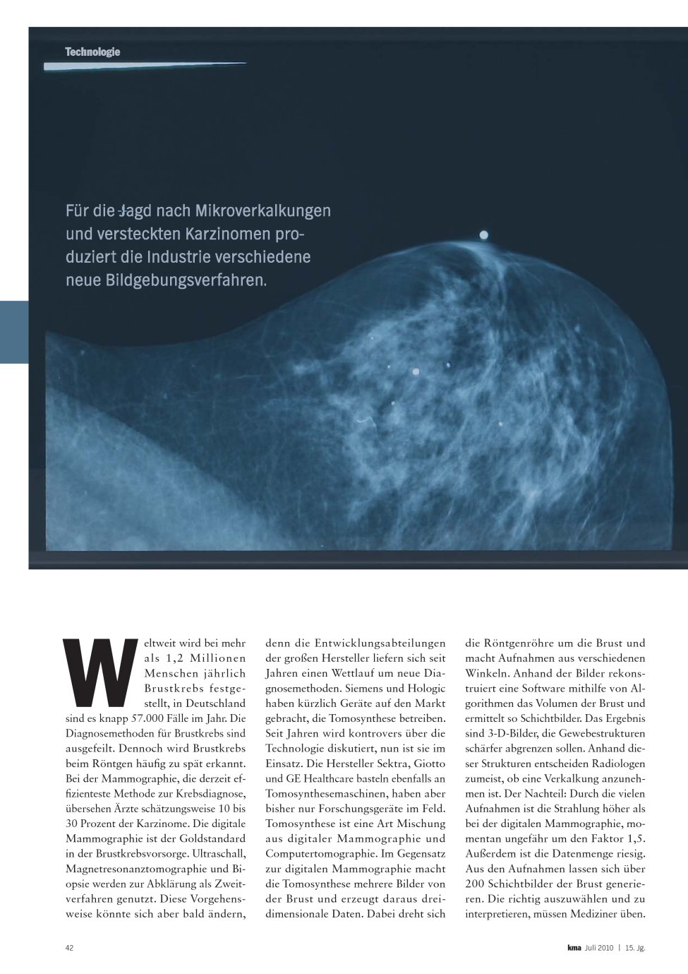 Vorschauseite 1: Alle wollen ins Screening