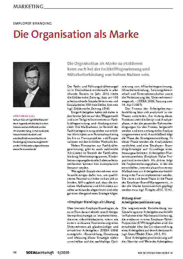 Vorschauseite 1: EMPLOYER BRANDING: Die Organisation als Marke