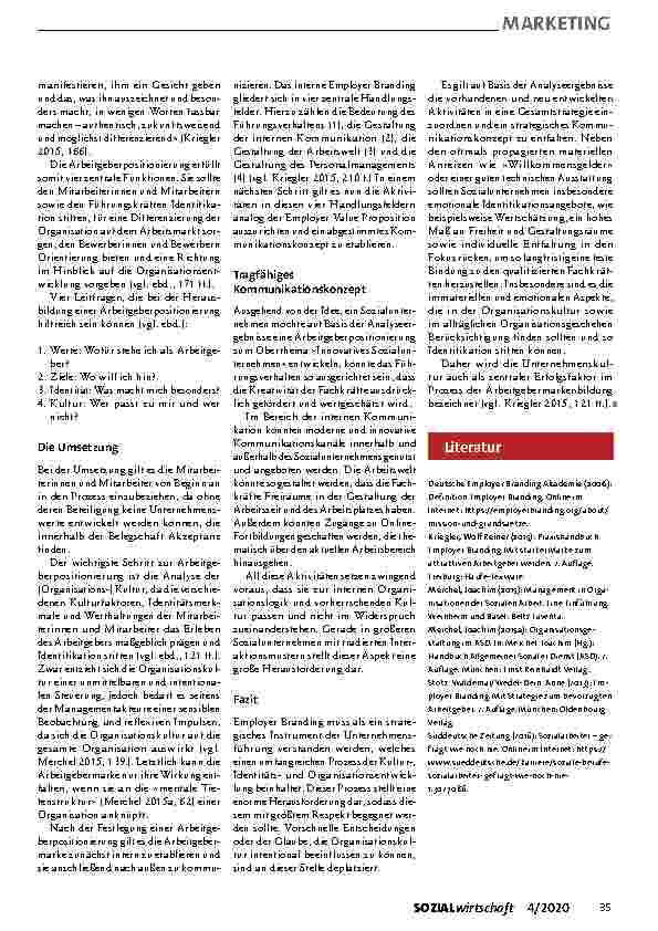 Vorschauseite 2: EMPLOYER BRANDING: Die Organisation als Marke
