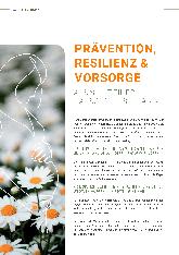 Vorschauseite 1: Prävention, Resilienz & Vorsorge aus Sicht einer Hausgeburtshebamme