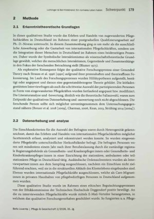 Vorschauseite 3: Ein normales Leben haben: Beweggründe von eingewanderten Pflegefachkräften für ein Arbeiten und Leben in Deutschland