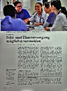 Vorschauseite 1: Fehlund Überversorgung möglichst vermeiden