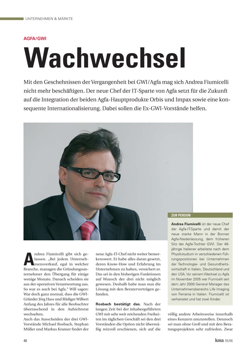 Vorschauseite 1: Wachwechsel