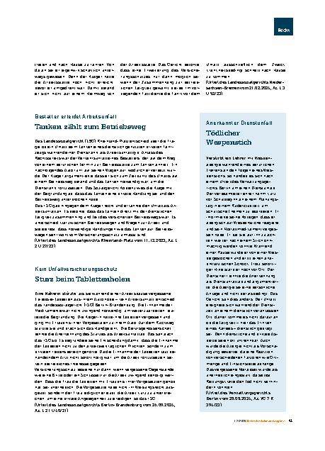 Vorschauseite 2: Kein Versicherungsschutz Umkehr aus Gesundheitsgründen