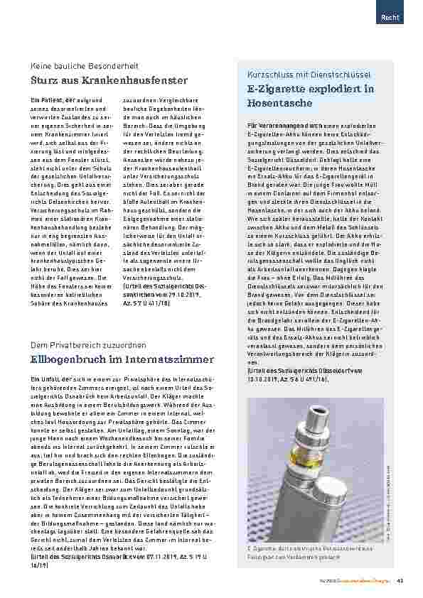 Vorschauseite 2: Arbeitsschutz für Paketzusteller gilt auch in Zeiten von Corona.