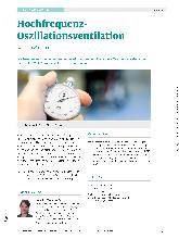 Vorschauseite 1: Hochfrequenz-Oszillationsventilation