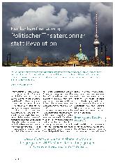Vorschauseite 1: Krankenhausfinanzierung: Politischer Theaterdonner statt Revolution