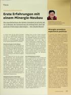 Vorschauseite 1: Erste Erfahrungen mit einem Minergie-Neubau