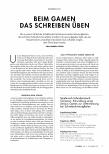 Vorschauseite 1: Beim Gamen das Schreiben üben