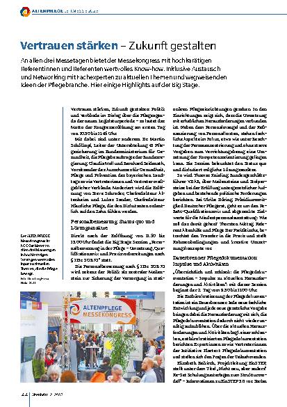 Vorschauseite 1: Vertrauen stärken – Zukunft gestalten