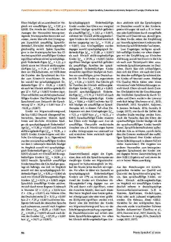 Vorschauseite 5: Sprachkompetenzen vierjähriger Kinder mit Migrationshintergrund in Hessen: eine Bestandsaufnahme