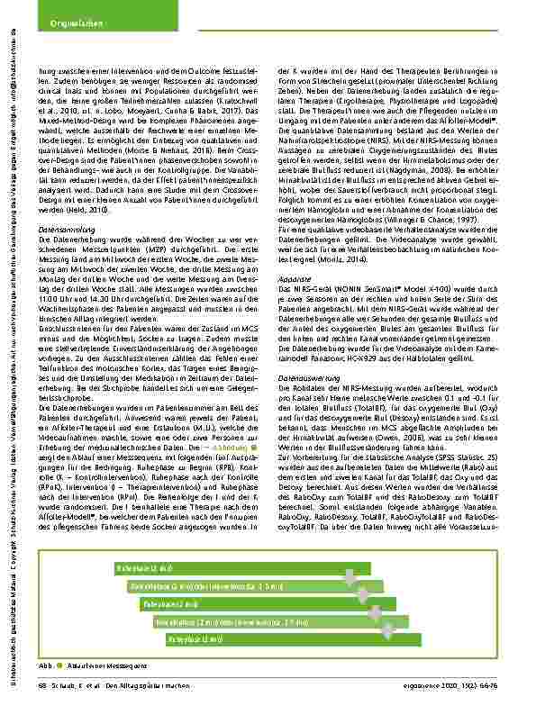 Vorschauseite 3: Den Alltag spürbar machen – Auswirkungen der Therapie nach dem Affolter-Modell® auf das Bewusstsein und den Fähigkeitsrückgewinn bei einem Patienten im Minimally Conscious State (…