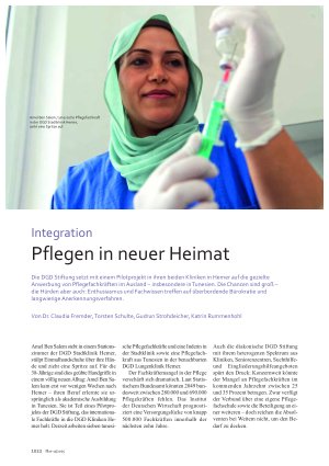 Vorschauseite 1: Integration Pflegen in neuer Heimat