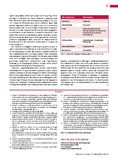 Vorschauseite 4: Dermatophyten und Dermatophytosen (Teil 2)