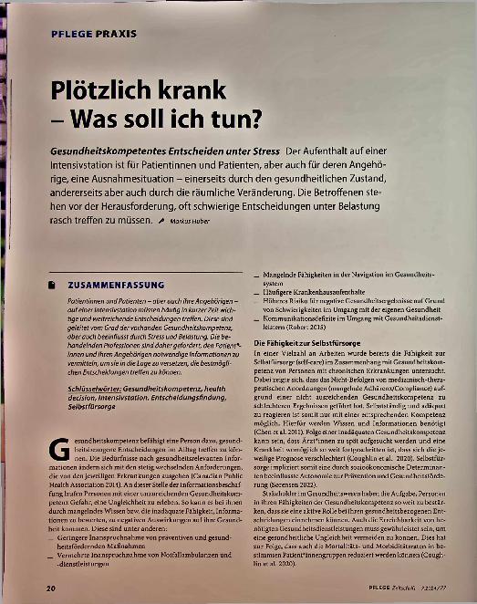 Vorschauseite 1: Plötzlich krank - Was soll ich tun?