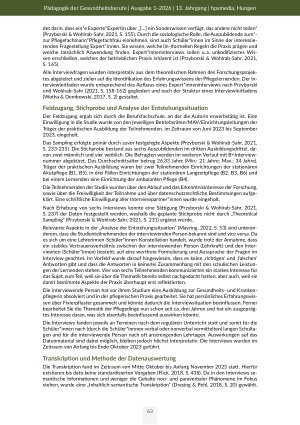 Vorschauseite 5: Was weißt du schon über Pflegedinge? Eine qualitative Studie zur Ist-Stand Analyse des Erfahrungswissens Pflegelernender im dritten Ausbildungsdrittel am Beispiel des Fixierpflast…