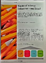Vorschauseite 1: Master of Science Hebamme - und jetzt?