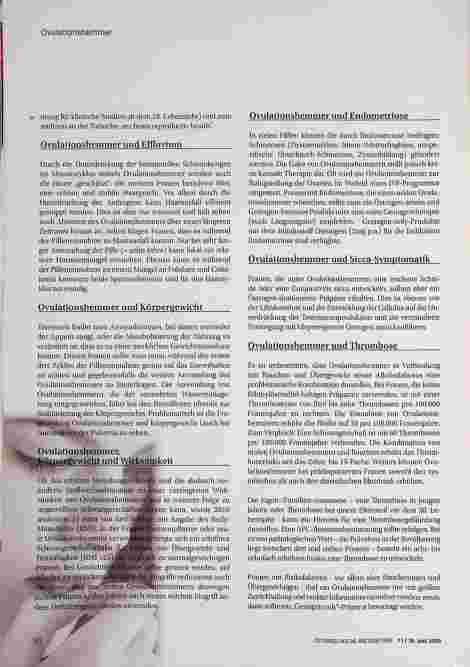 Vorschauseite 5: Ovulationshemmer