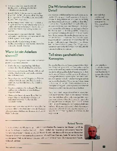 Vorschauseite 4: Renaissance Der Aderlass: Traditionelle Methode mit moderner Relevanz