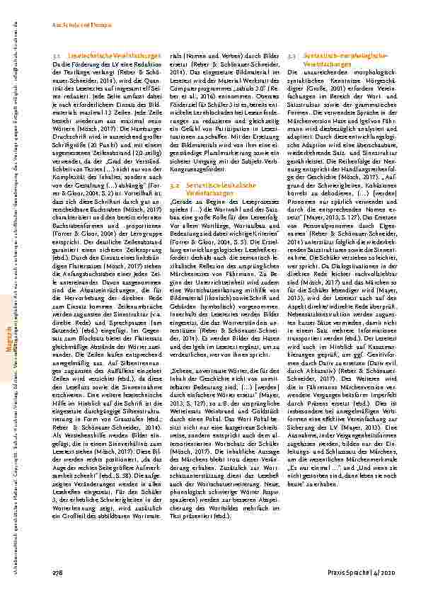 Vorschauseite 3: Förderung des Leseverständnisses hörgeschädigter Schüler am Märchen „Hase und Igel“