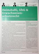 Vorschauseite 1: HeimAufG, UbG & Erwachsenenschutzrecht