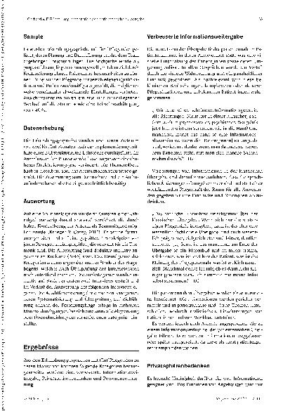 Vorschauseite 3: Implementation der patientennahen Übergabe in der neurologischen Frührehabilitation