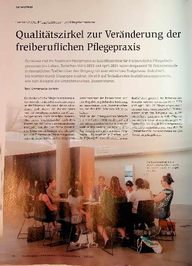 Vorschauseite 1: Qualitätszirkel zur Veränderung der freiberuflichen Pflegepraxis