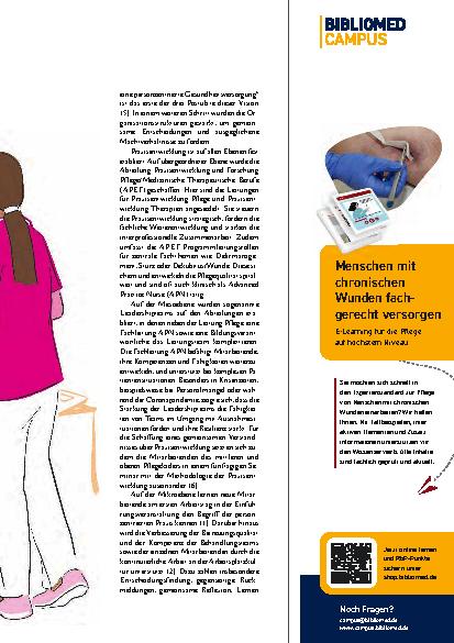 Vorschauseite 2: Praxisentwicklung im klinischen Alltag leben