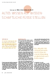 Vorschauseite 4: Altes Wissen auf wissenschaftliche Füße stellen