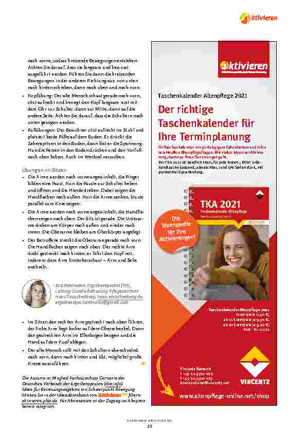 Vorschauseite 4: Rheuma braucht Bewegung