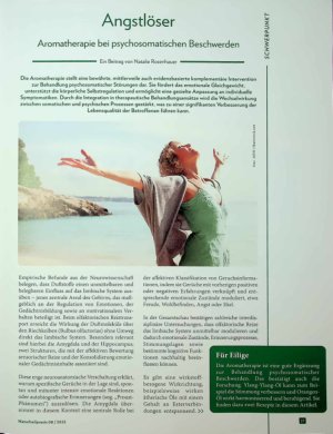 Vorschauseite 1: Angstlöser Aromatherapie bei psychosomatischen Beschwerden
