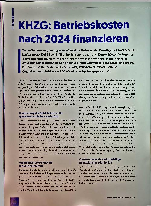 Vorschauseite 1: KfzG: Betriebskosten nach 2024 finanzieren